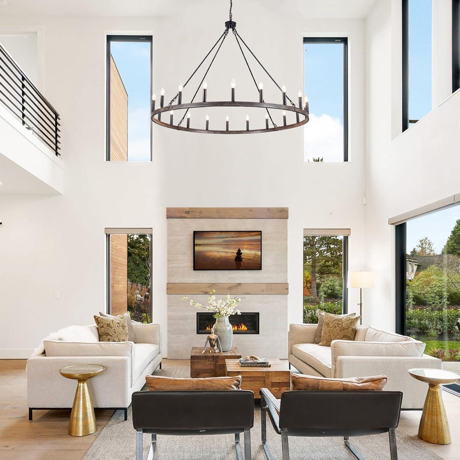 Our Take on the Rustic Wagon Wheel Chandelier That Transforms Any Space