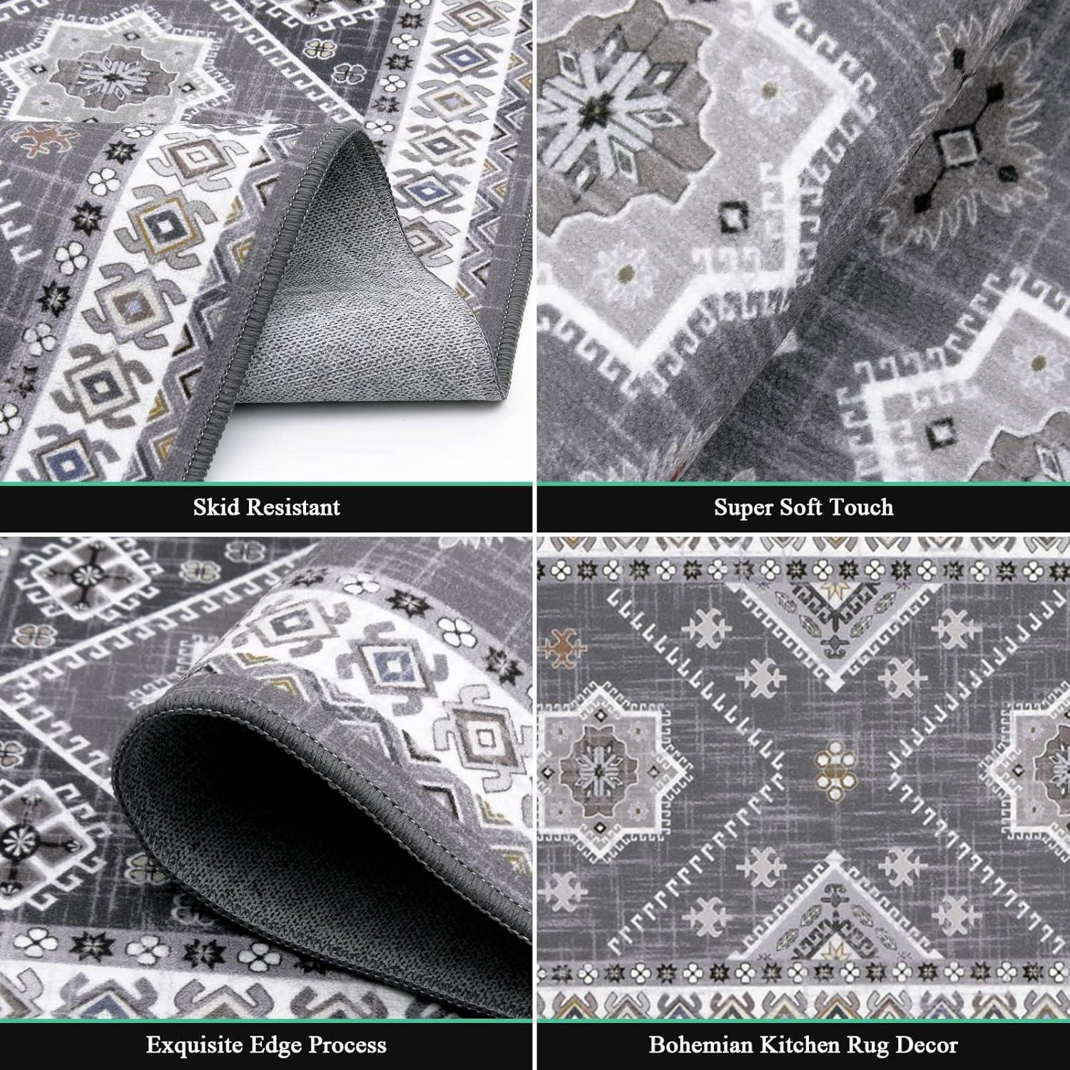 Our Review: HEBE Boho Kitchen Rug Sets for Stylish Homes