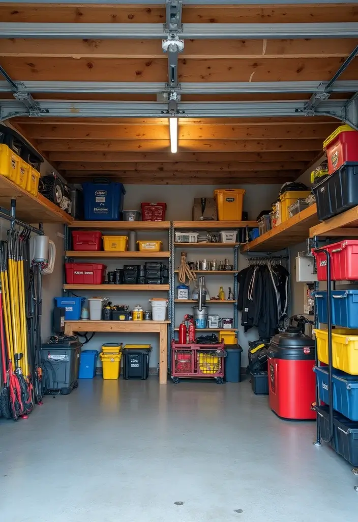 10 Jaw-Dropping Garage Design Interior Makeovers You Can Do This Weekend - 10. Seasonal Storage: Maximizing Space