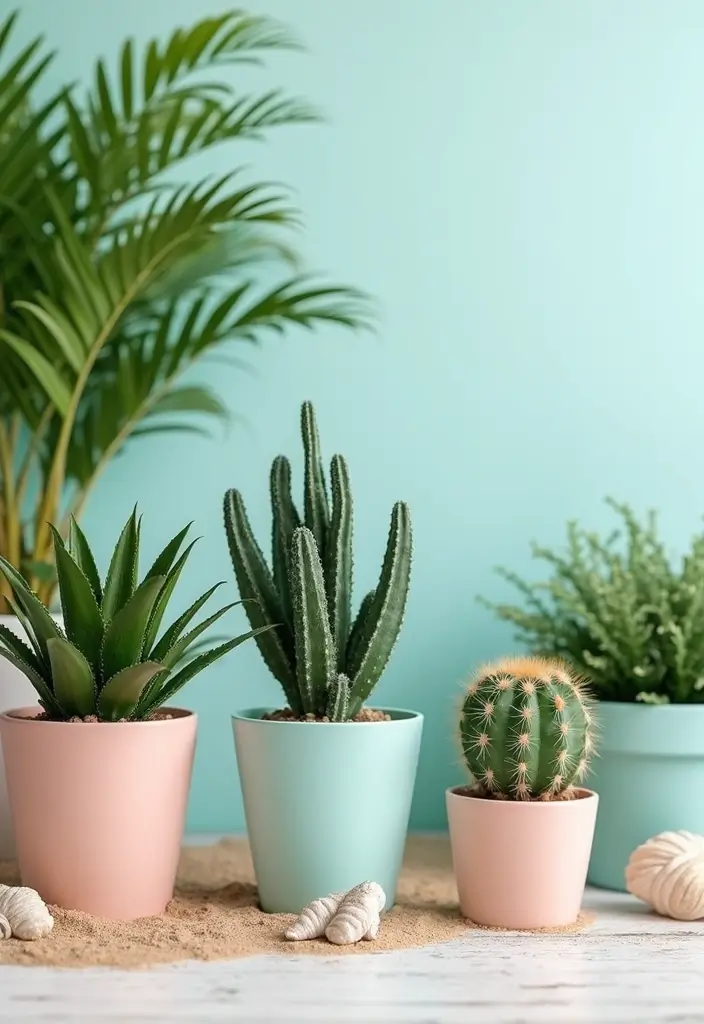 11 Jaw-Dropping Indoor Plant Arrangements That Elevate Any Room (You Won't Believe #4!) - 11. Coastal Vibes