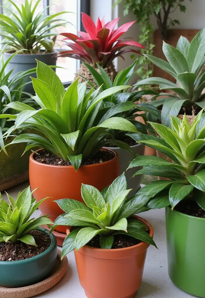 11 Jaw-Dropping Indoor Plant Arrangements That Elevate Any Room (You Won't Believe #4!) - 3. Color Pop