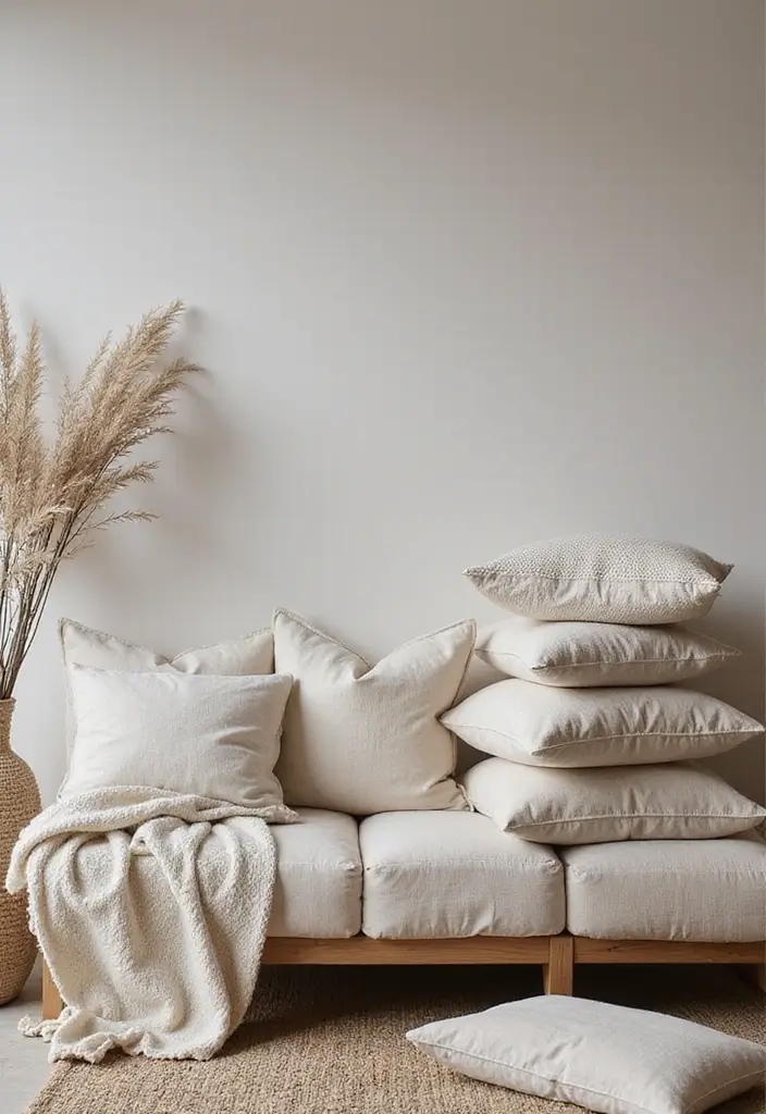 12 Jaw-Dropping Modern Farmhouse Decor Ideas That Prove Less Is More (You Won't Believe #7!) - 10. Organic Textiles