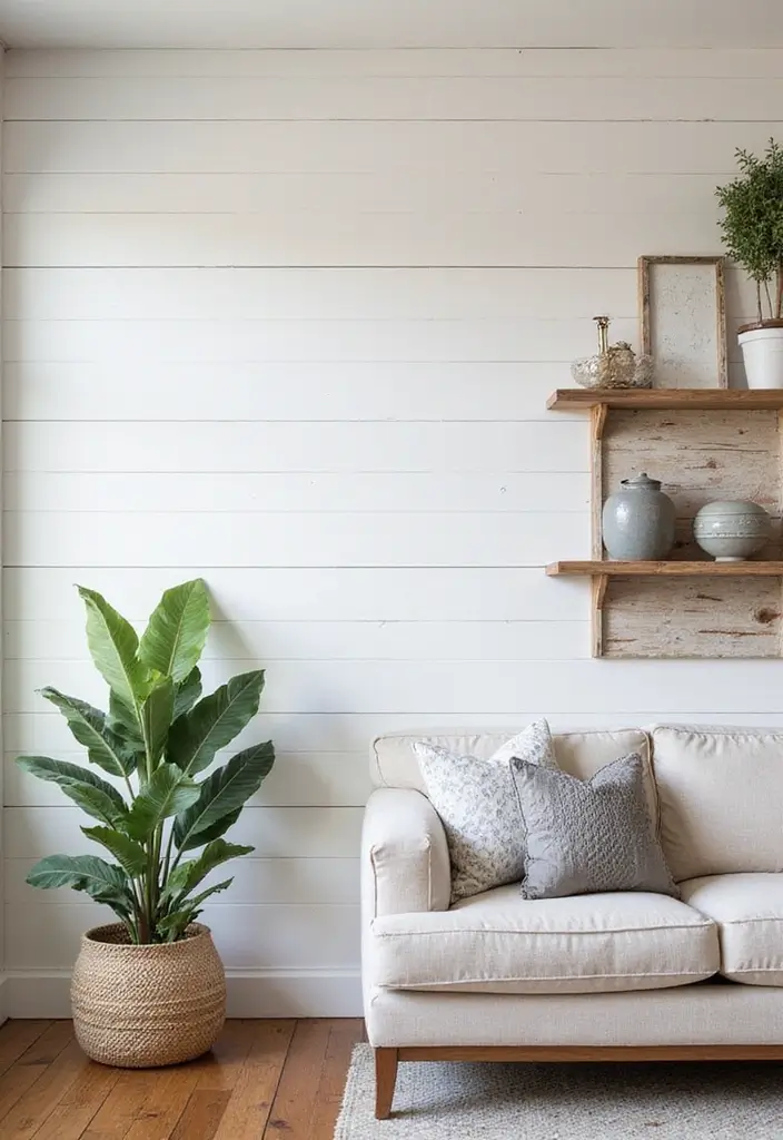 12 Jaw-Dropping Modern Farmhouse Decor Ideas That Prove Less Is More (You Won't Believe #7!) - 11. Rustic Wall Treatments
