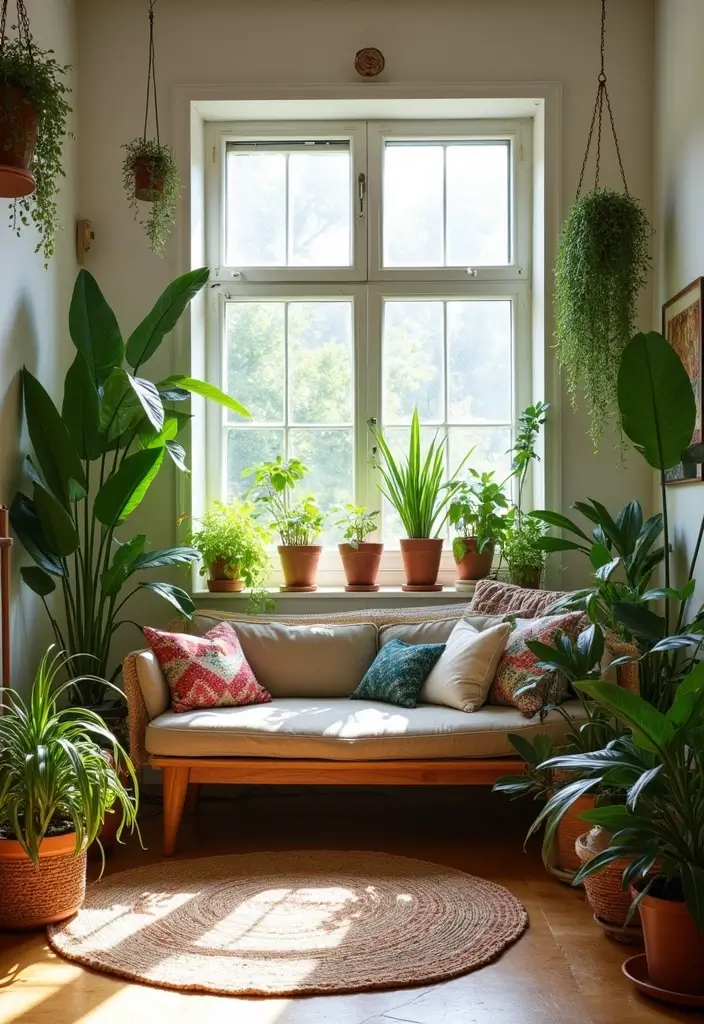 15 Bohemian Living Room Ideas That Transform Your Space Overnight (You Won't Believe #8!) - 3. Plants, Plants, and More Plants!
