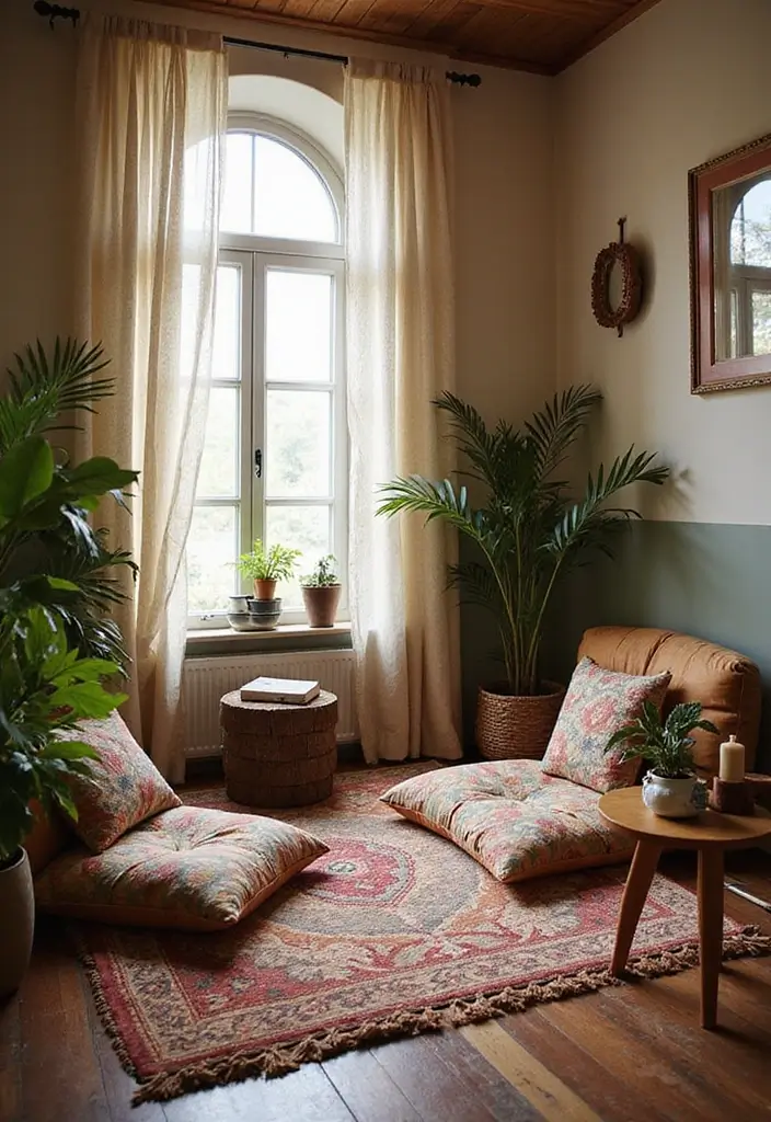 15 Bohemian Living Room Ideas That Transform Your Space Overnight (You Won't Believe #8!) - 7. Create Cozy Nooks