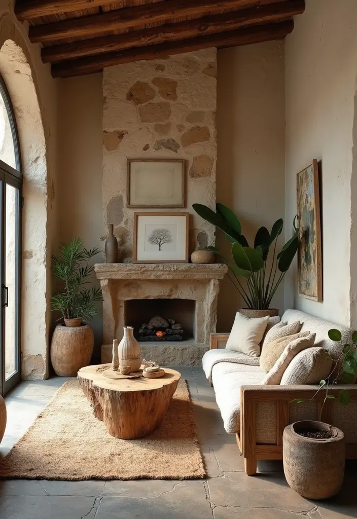 15 Bohemian Living Room Ideas That Transform Your Space Overnight (You Won't Believe #8!) - 9. Incorporate Natural Elements