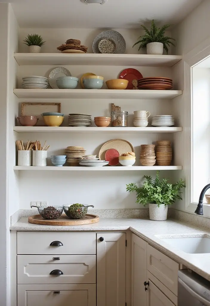 15 Elegant Kitchen Design Ideas That Elevate Your Home Instantly (You Won't Believe #3!) - 2. Open Shelving for Display