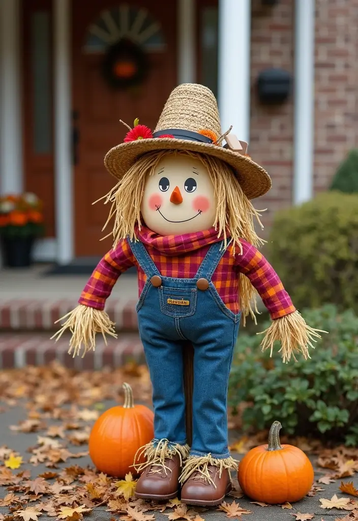 15 Jaw-Dropping DIY Scarecrow Decor Ideas That'll Make Your Fall Front Porch Pop (You Won't Believe #7!) - 6. Scarecrow Mailbox