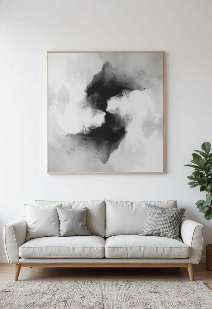 15 Jaw-Dropping Minimalist Wall Art Ideas That Prove Less Is More - 1. Monochrome Magic