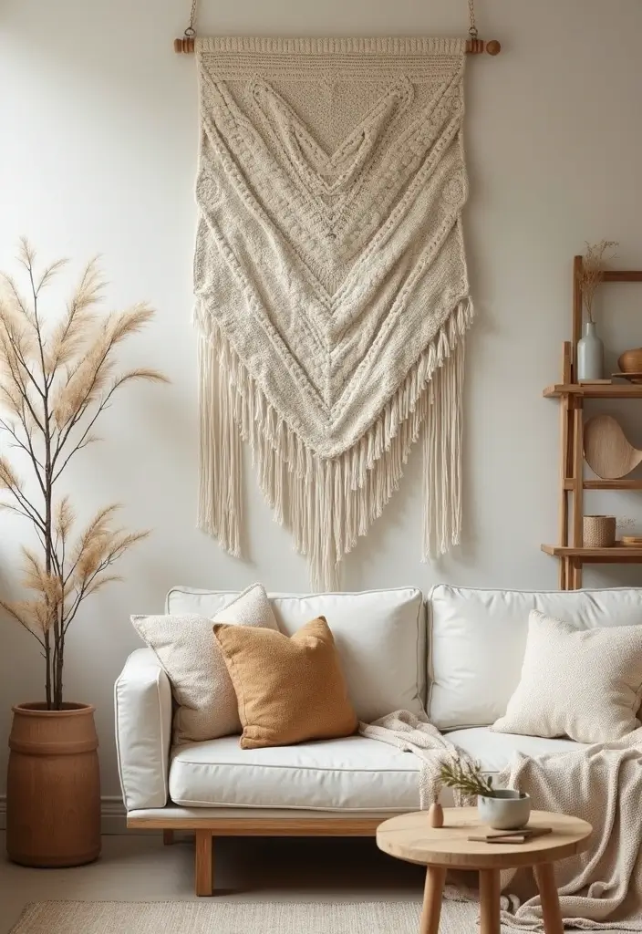 15 Jaw-Dropping Minimalist Wall Art Ideas That Prove Less Is More - 13. Fabric Wall Hangings