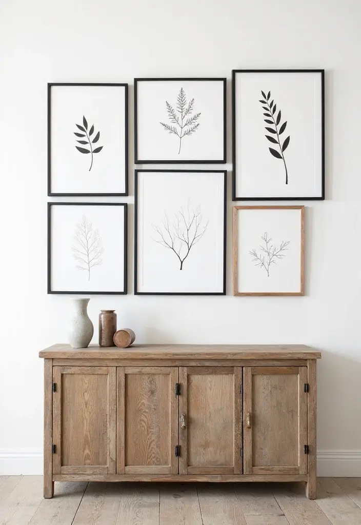 15 Jaw-Dropping Minimalist Wall Art Ideas That Prove Less Is More - 2. Nature-Inspired Minimalism