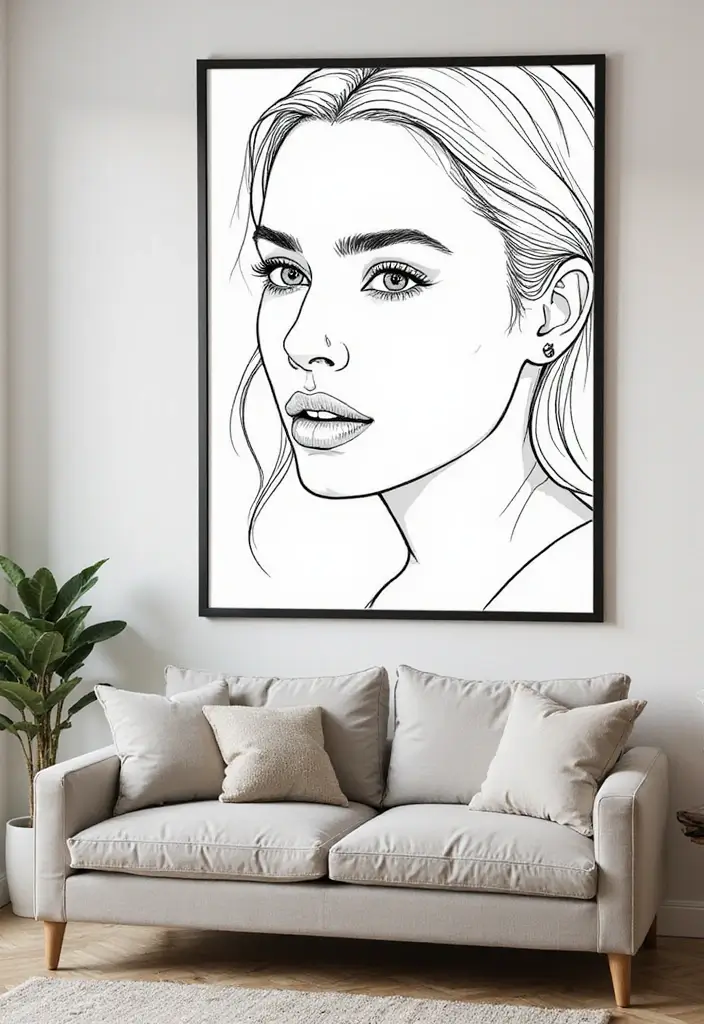 15 Jaw-Dropping Minimalist Wall Art Ideas That Prove Less Is More - 4. Line Art Designs