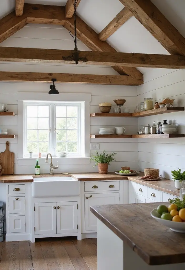 15 Stunning Kitchen Design Ideas That Will Transform Your Space Forever! - 4. Rustic Farmhouse Charm