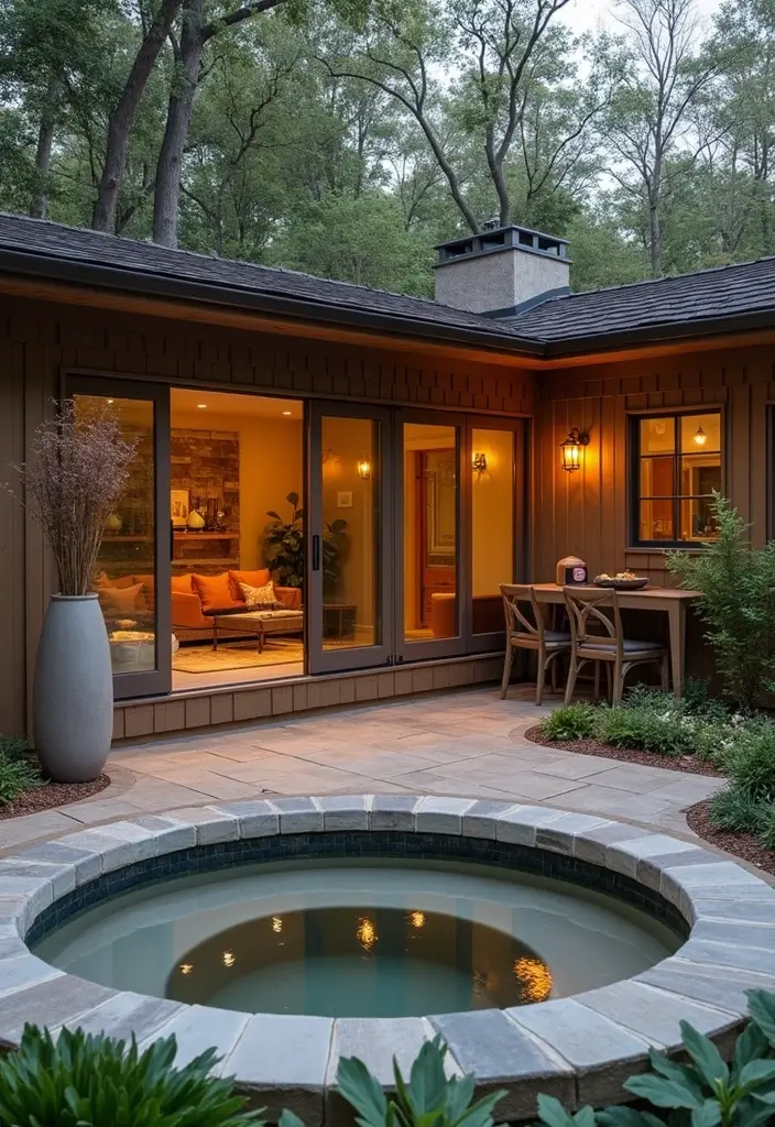 16 Creative Jacuzzi Privacy Ideas That'll Make Your Soak a Hidden Paradise! - 14. Outdoor Room Concept