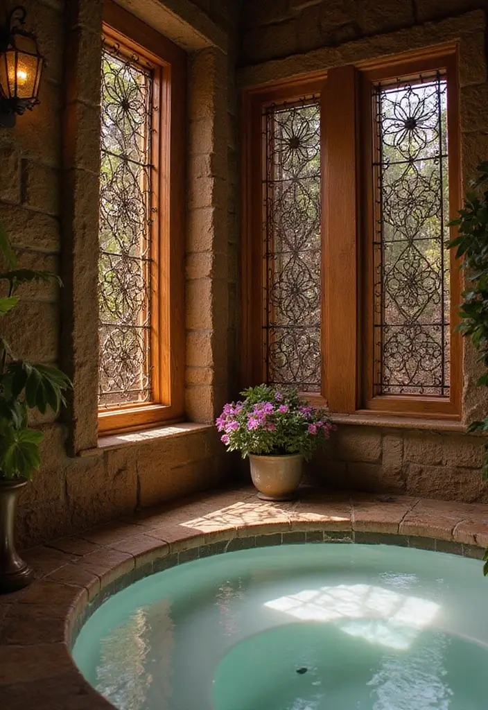 16 Creative Jacuzzi Privacy Ideas That'll Make Your Soak a Hidden Paradise! - 2. Decorative Privacy Screens