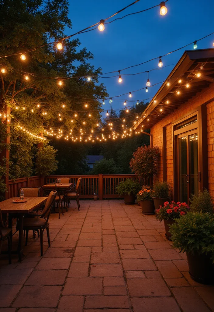 18 Outdoor Decor Ideas That'll Make Your Patio the Ultimate Summer Hangout (Wait Until You See #3!) - 5. String Lights for Ambiance