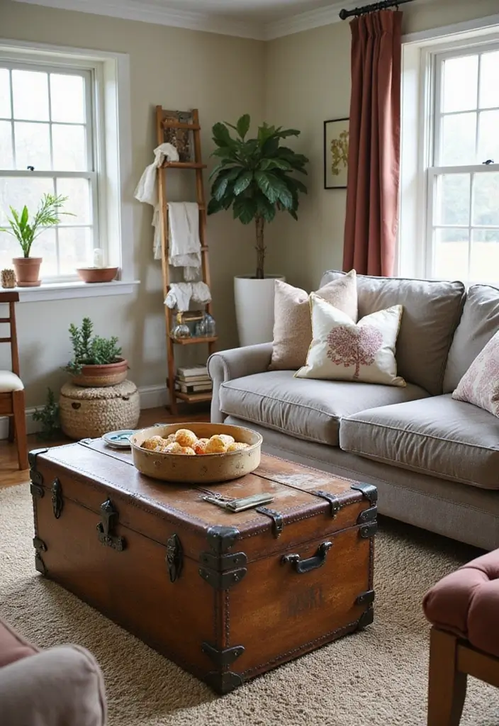 21 Clever Storage Solutions That'll Maximize Your Space (Even in Tiny Apartments!) - 14. Use Trunks or Vintage Suitcases