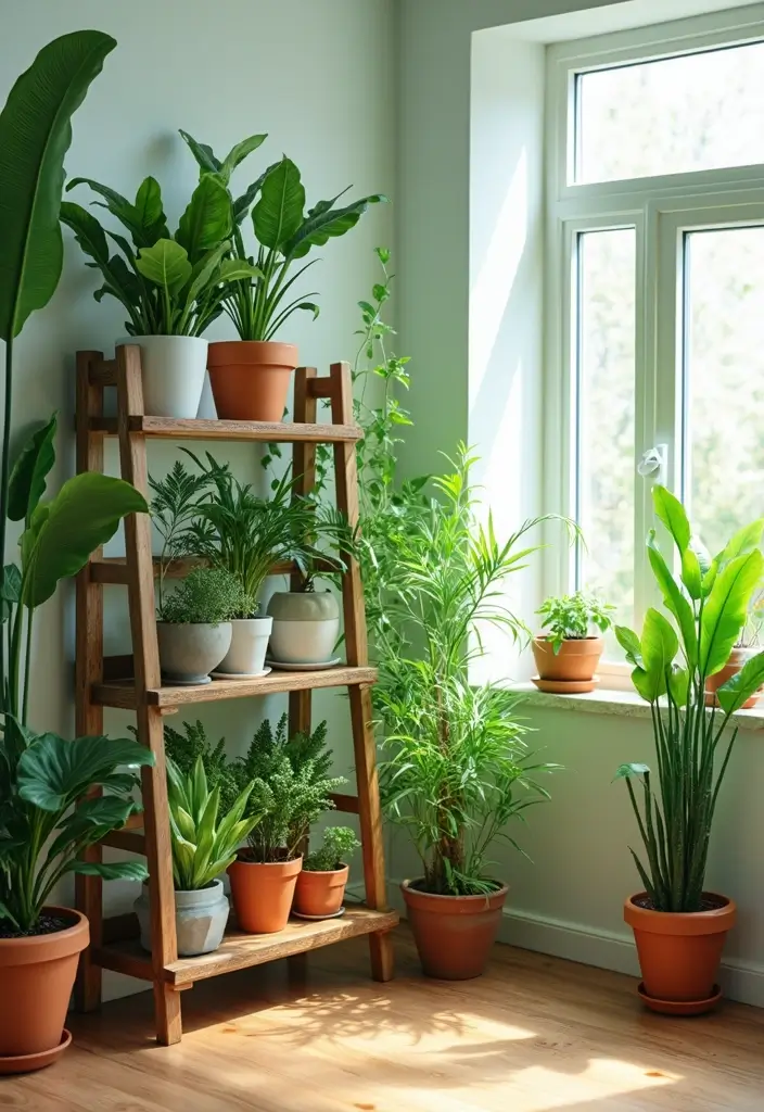 21 Clever Storage Solutions That'll Maximize Your Space (Even in Tiny Apartments!) - 21. Plant Stands for Vertical Gardening