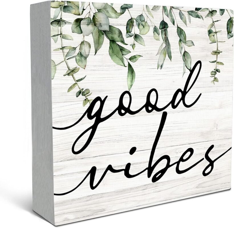 We Review: Rustic Eucalyptus Wooden Box Sign for Stylish Spaces