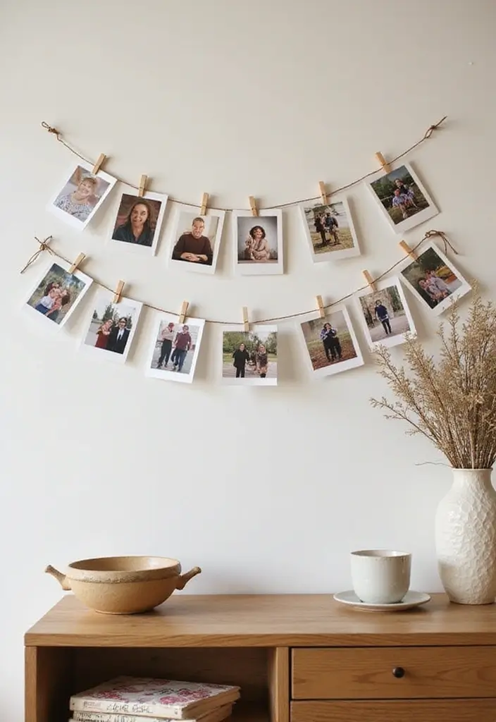 22 Clever DIY Home Improvement Tips for Renters That Won't Damage Walls - 21. Personalized Photo Displays
