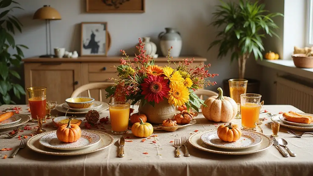 22 Color-Pilled Seasonal Table Settings That Make Your Tablescape Pop