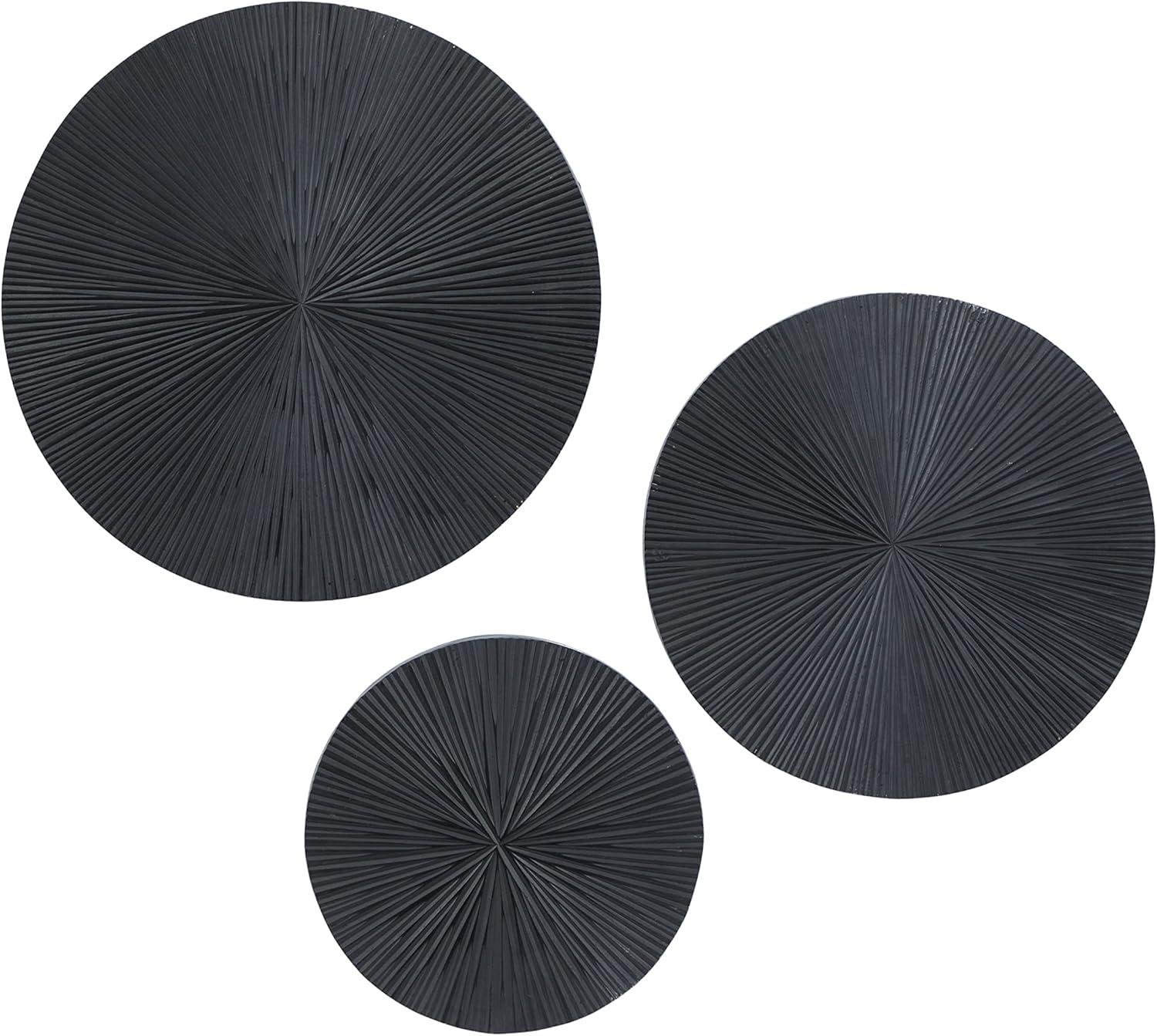 Our Review of CosmoLiving’s Black Wooden Radial Wall Sculpture Set