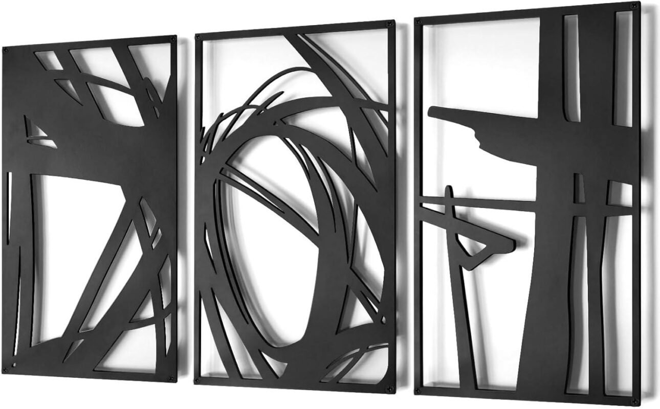 Transform Your Space with Pinetree Art’s Modern 3D Metal Wall Decor