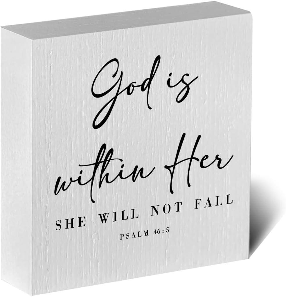 We Review: Rustic “God is Within Her” Wood Sign – A Perfect Gift!