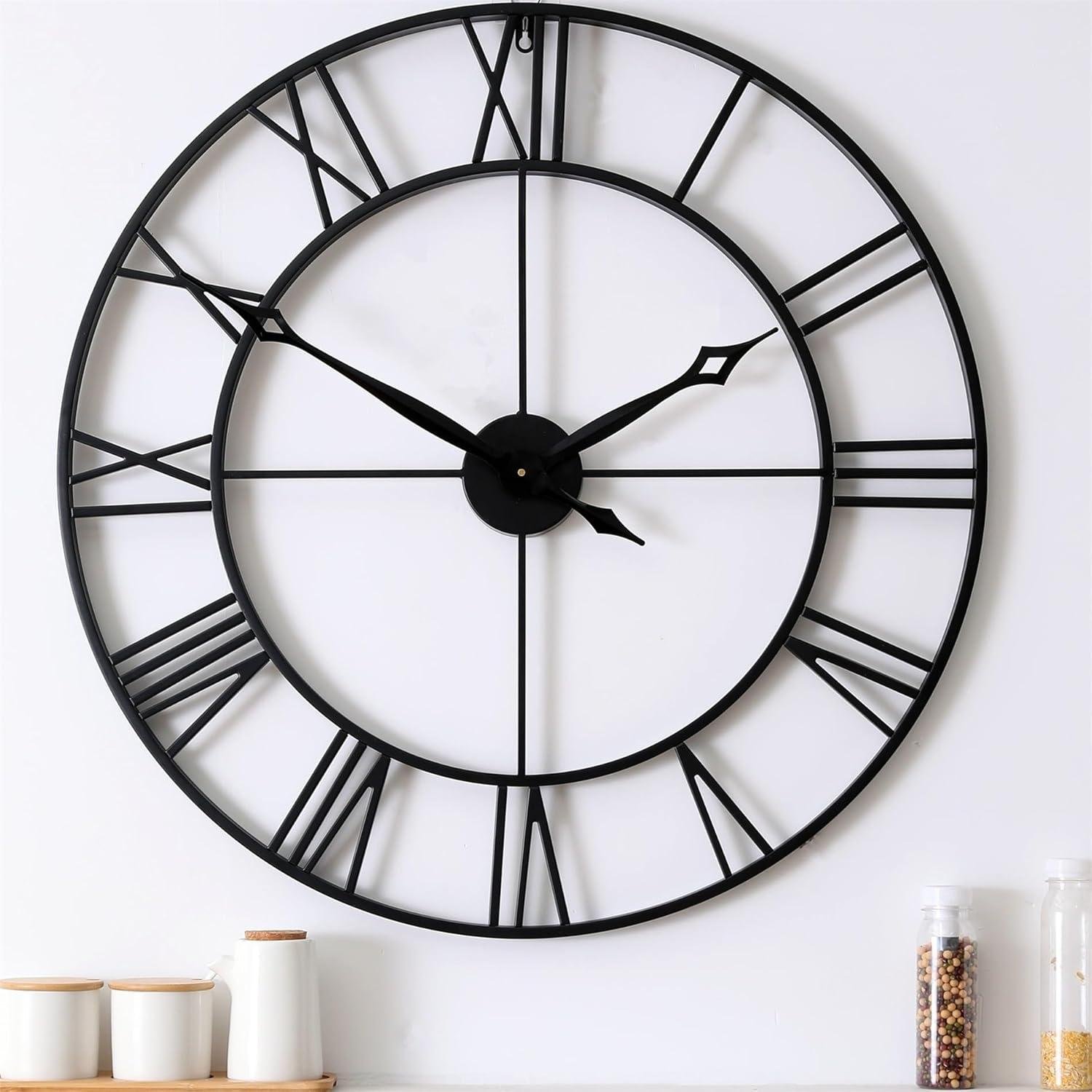 Our Review of the CLXEAST 30″ Roman Numeral Wall Clock: Style & Size Perfect?