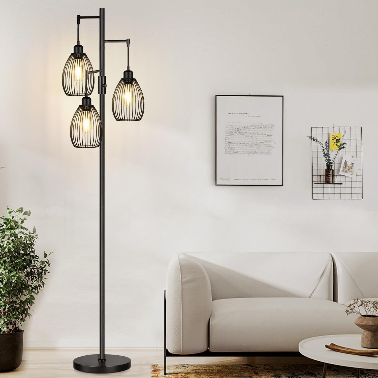 Our Take on Nintiue’s Farmhouse Floor Lamp: Dim & Shine