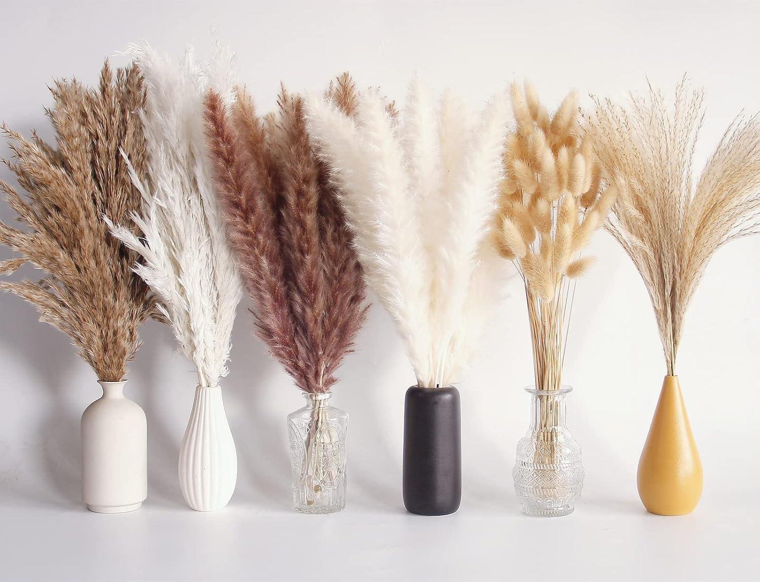 Elevate Your Décor: Our Review of 110 PCS Pampas Bouquet

AI: I’ll write a title for a product review blog post about the 110 PCS Dried Pampas Grass Bouquet