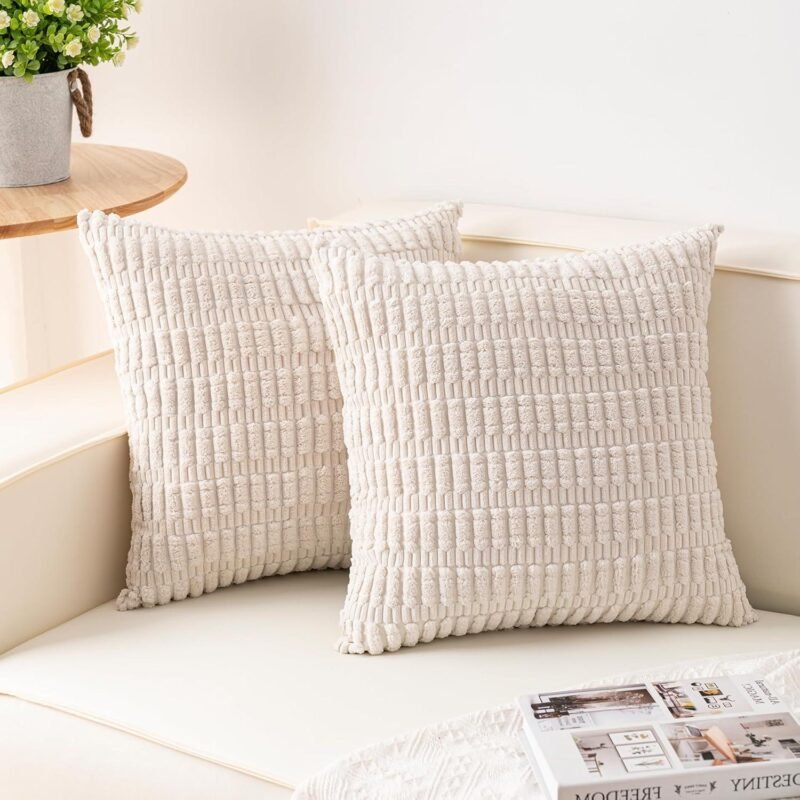 We Tested These Cozy Corduroy Farmhouse Pillow Covers