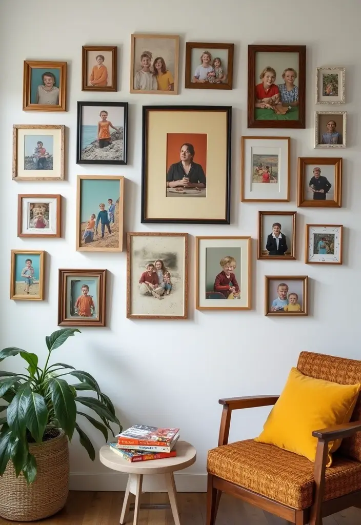 25 Designer-Inspired Home Decor Ideas for Living Room and Kitchen on Any Budget - 1. Chic Gallery Wall