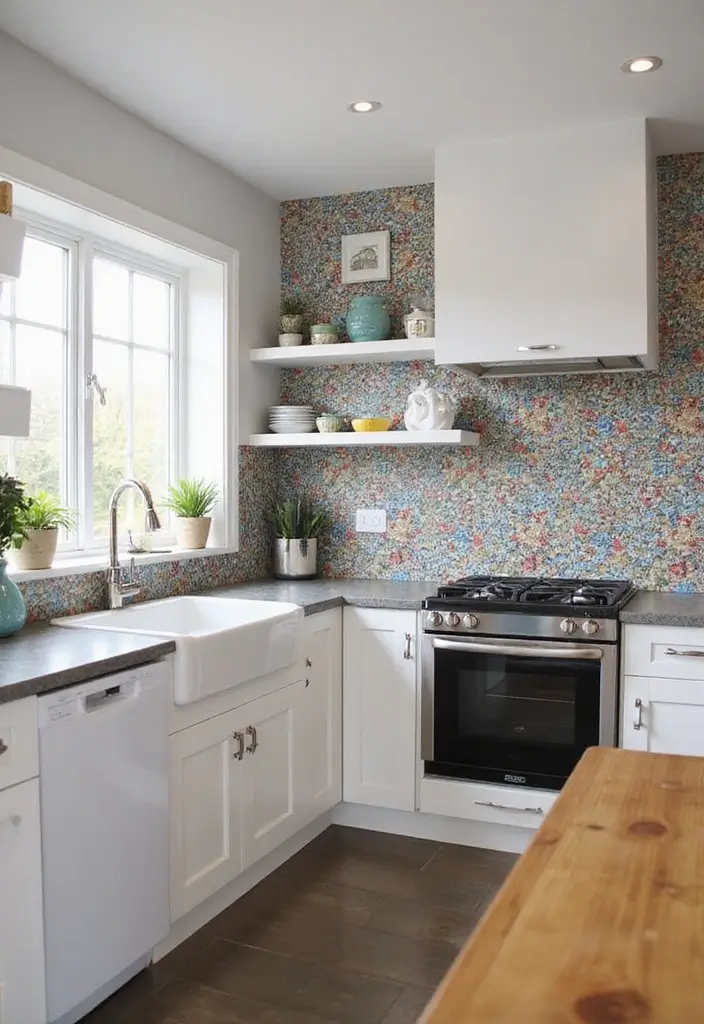 25 Designer-Inspired Home Decor Ideas for Living Room and Kitchen on Any Budget - 11. Customized Backsplash