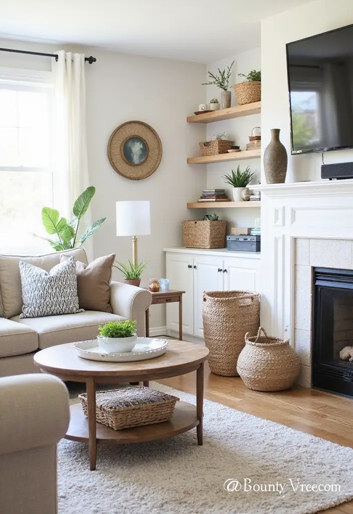 25 Designer-Inspired Home Decor Ideas for Living Room and Kitchen on Any Budget - 14. Functional Decor