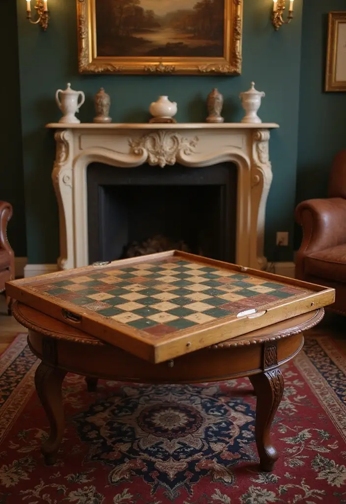 25 Vintage Home Accessories That Instantly Elevate Your Space (You Won't Believe the Transformation!) - 20. Vintage Game Boards