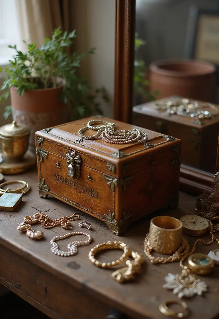 25 Vintage Home Accessories That Instantly Elevate Your Space (You Won't Believe the Transformation!) - 21. Vintage Jewelry Boxes