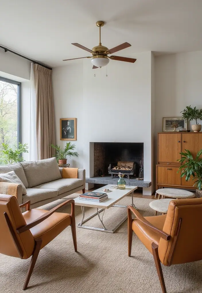 25 Vintage Home Accessories That Instantly Elevate Your Space (You Won't Believe the Transformation!) - 4. Mid-Century Modern Furniture