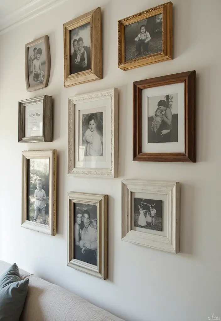 25 Vintage Home Accessories That Instantly Elevate Your Space (You Won't Believe the Transformation!) - 7. Vintage Picture Frames