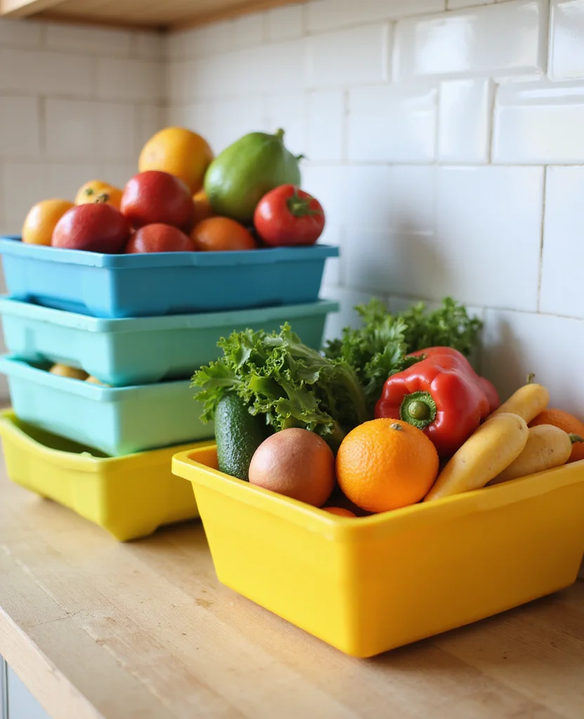 6 Best Kitchen Organizers Under $50 - Maximize Your Space Instantly - 4. Stackable Produce Bins