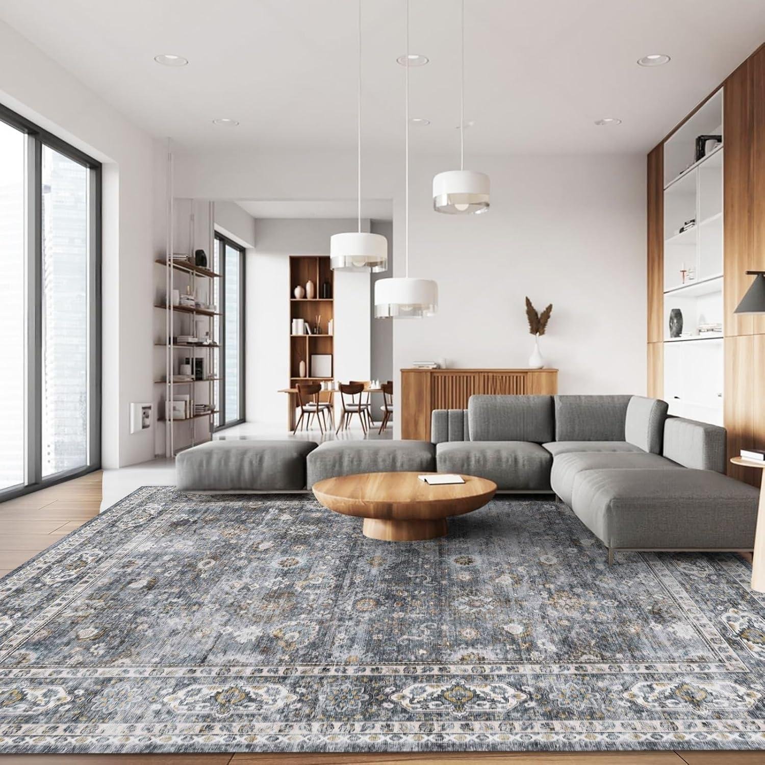 Why We Love the Rugcomf 8x10 Washable Boho Rug for Our Home