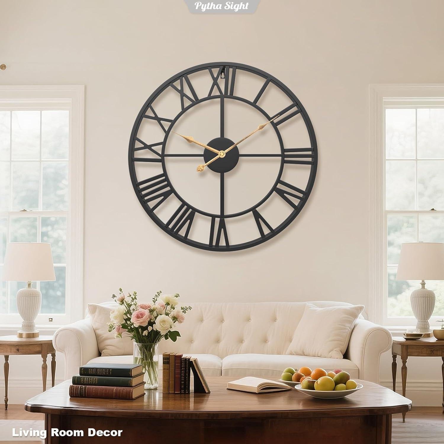Our Review: Stylish & Sturdy 30 Inch Giant Wall Clock for Any Room