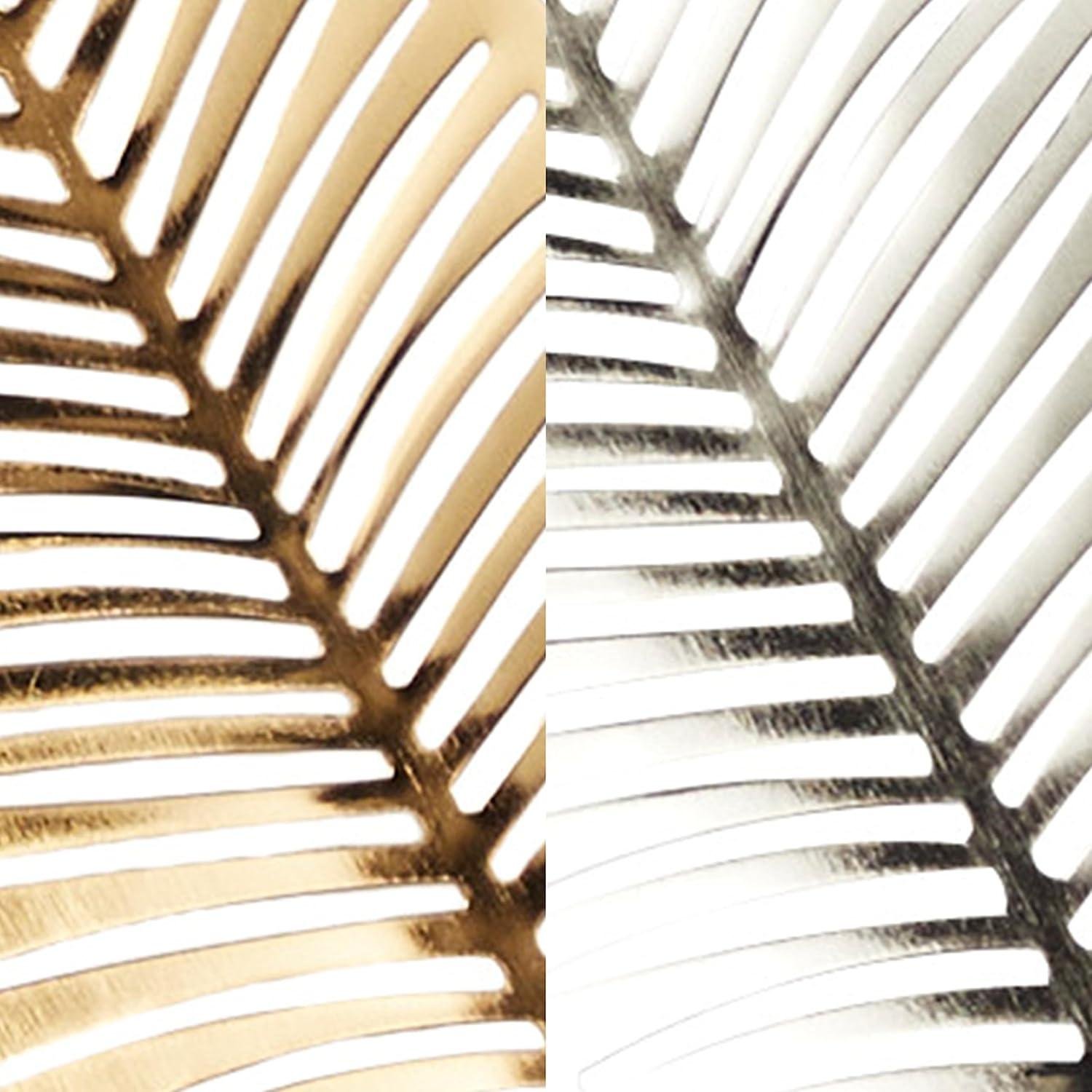 Our Review: Deco 79 Metal Leaf Wall Art Set Adds Luxe Glow