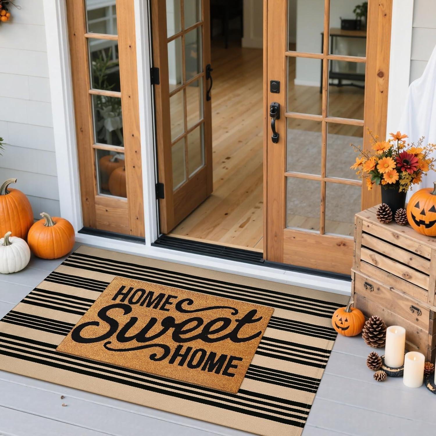 We Tested the Perfect Fall Entryway Rug: Stylish & Practical