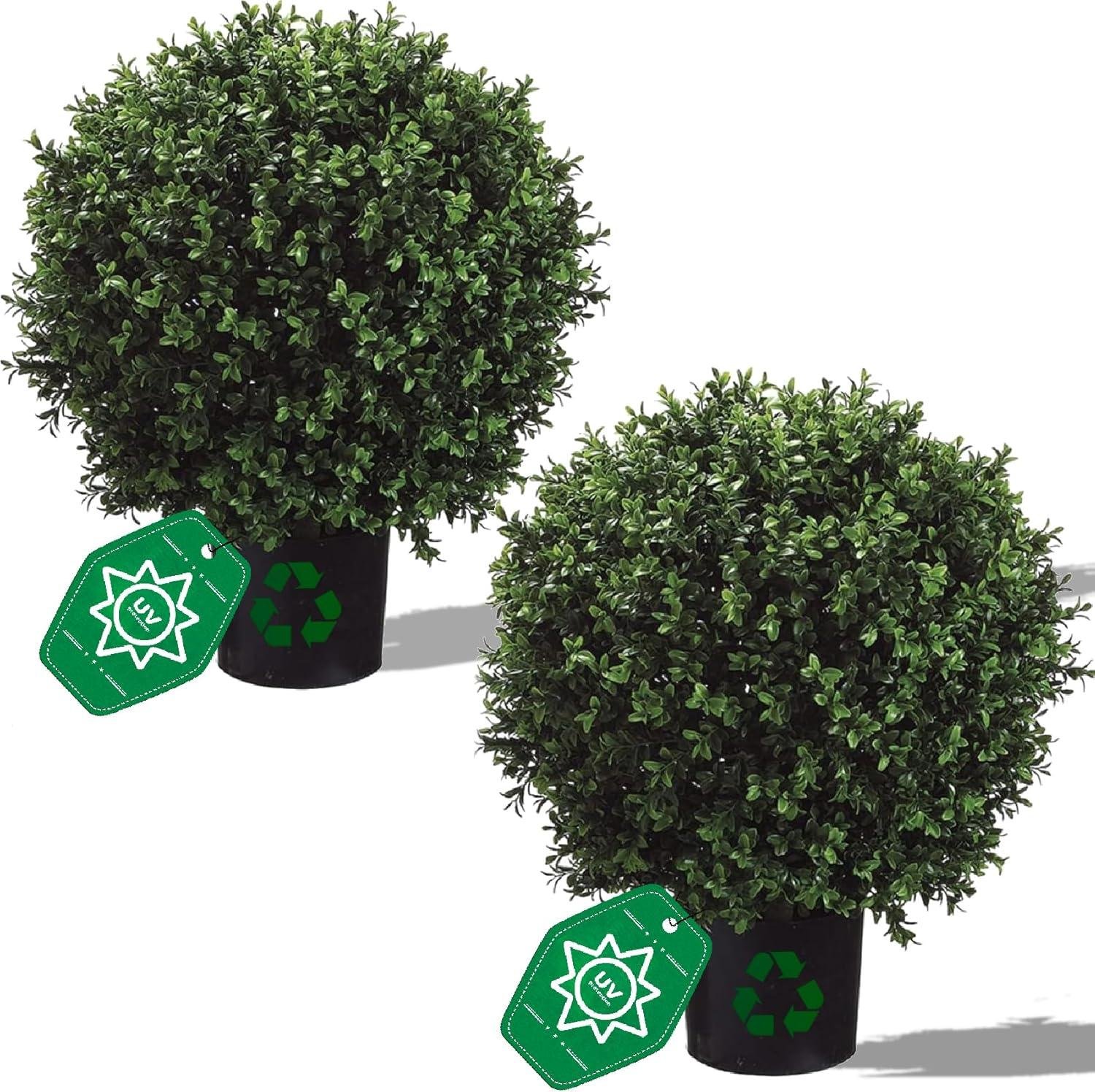 Our Review of Real Touch Topiary Trees: Lush Greenery, Zero Hassle