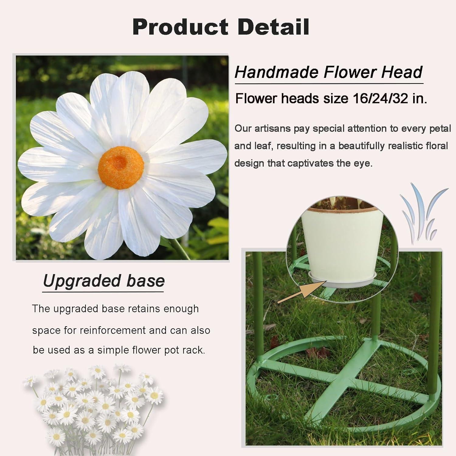 Our Review of YOFNIRG 5.9 Ft Giant Paper Daisy Flowers Decor