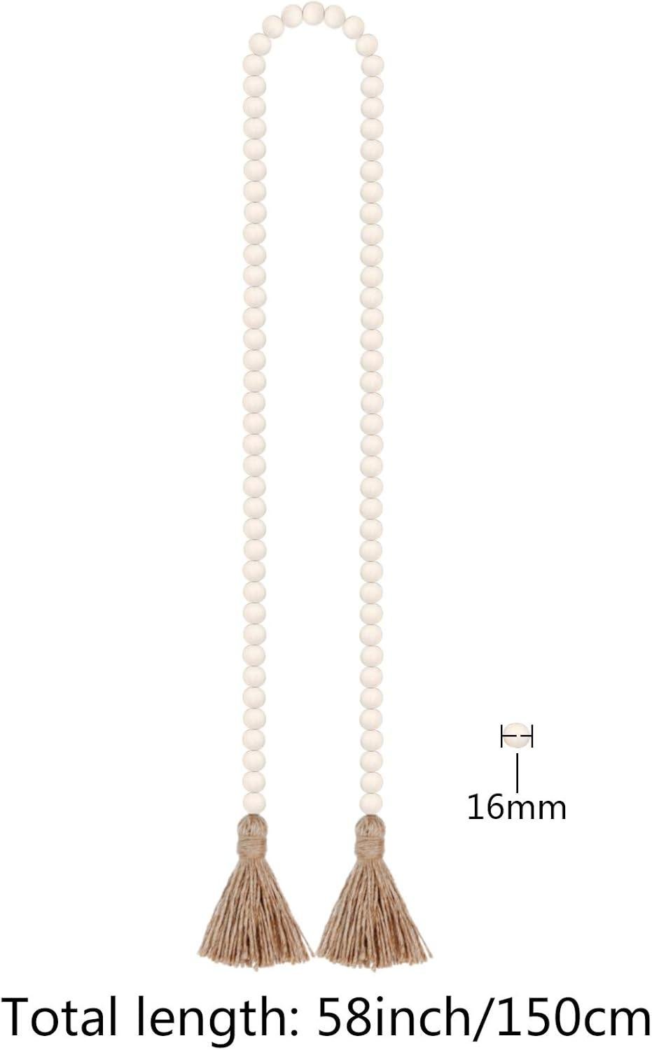 Rustic Charm: Our Review of the 58in Wood Bead Garland