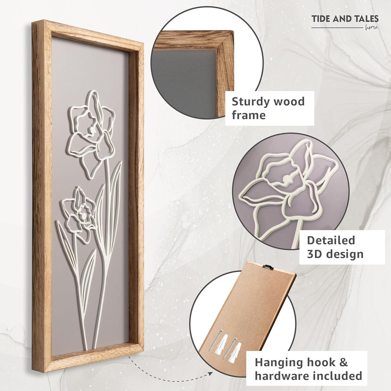 We Test the 3D Wooden Floral Wall Art Perfect for Any Home