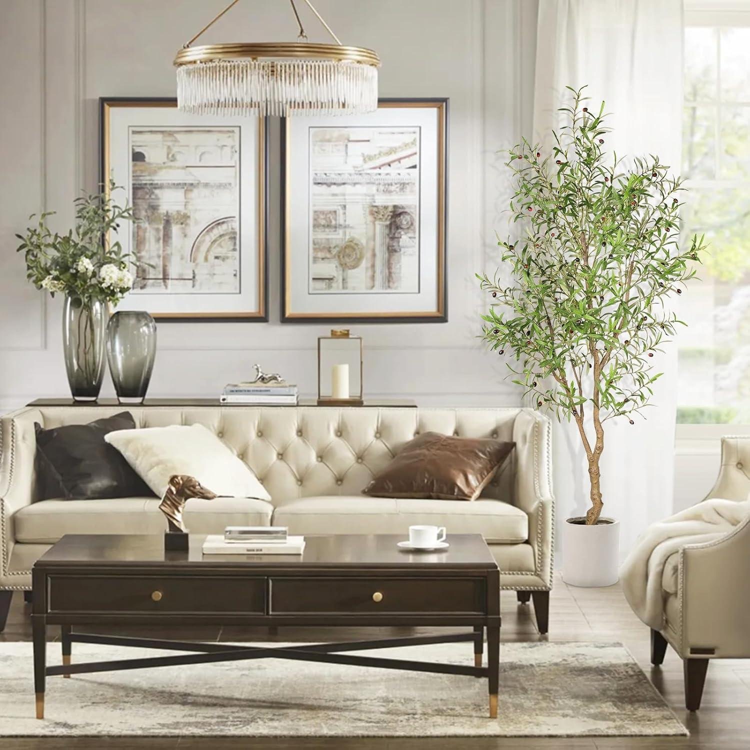 Why We Love the 7ft Faux Olive Tree: Realistic, Sturdy, and Easy to Assemble