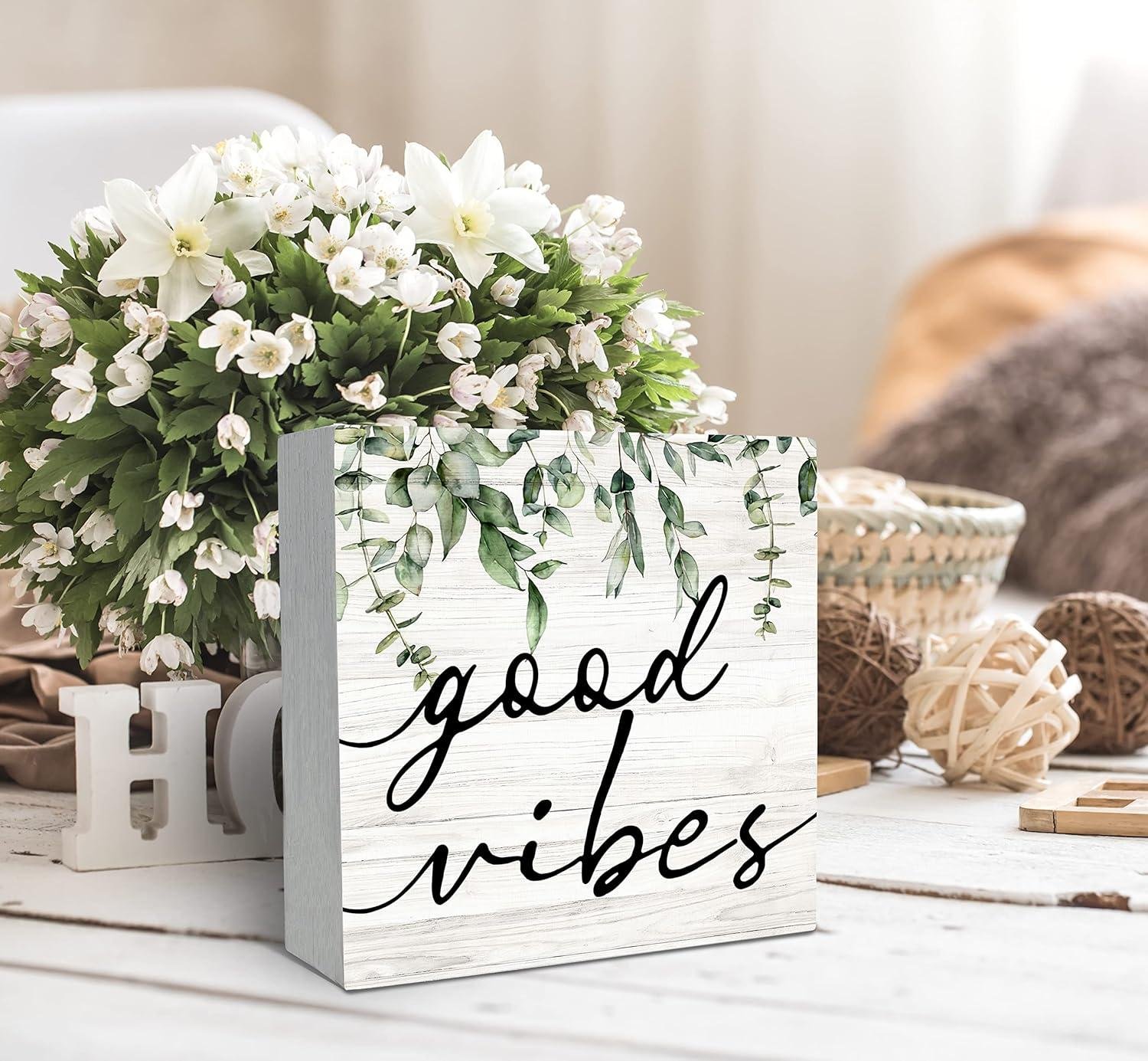 We Review: Rustic Eucalyptus Wooden Box Sign for Stylish Spaces